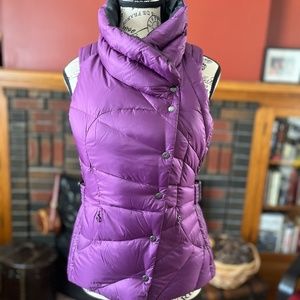 Lululemon reversible down vest with adjustable waist